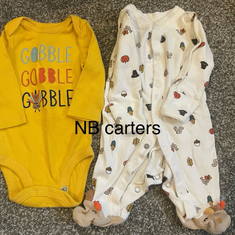Carter's Yellow and White Bodysuits Soft Cotton One Pieces